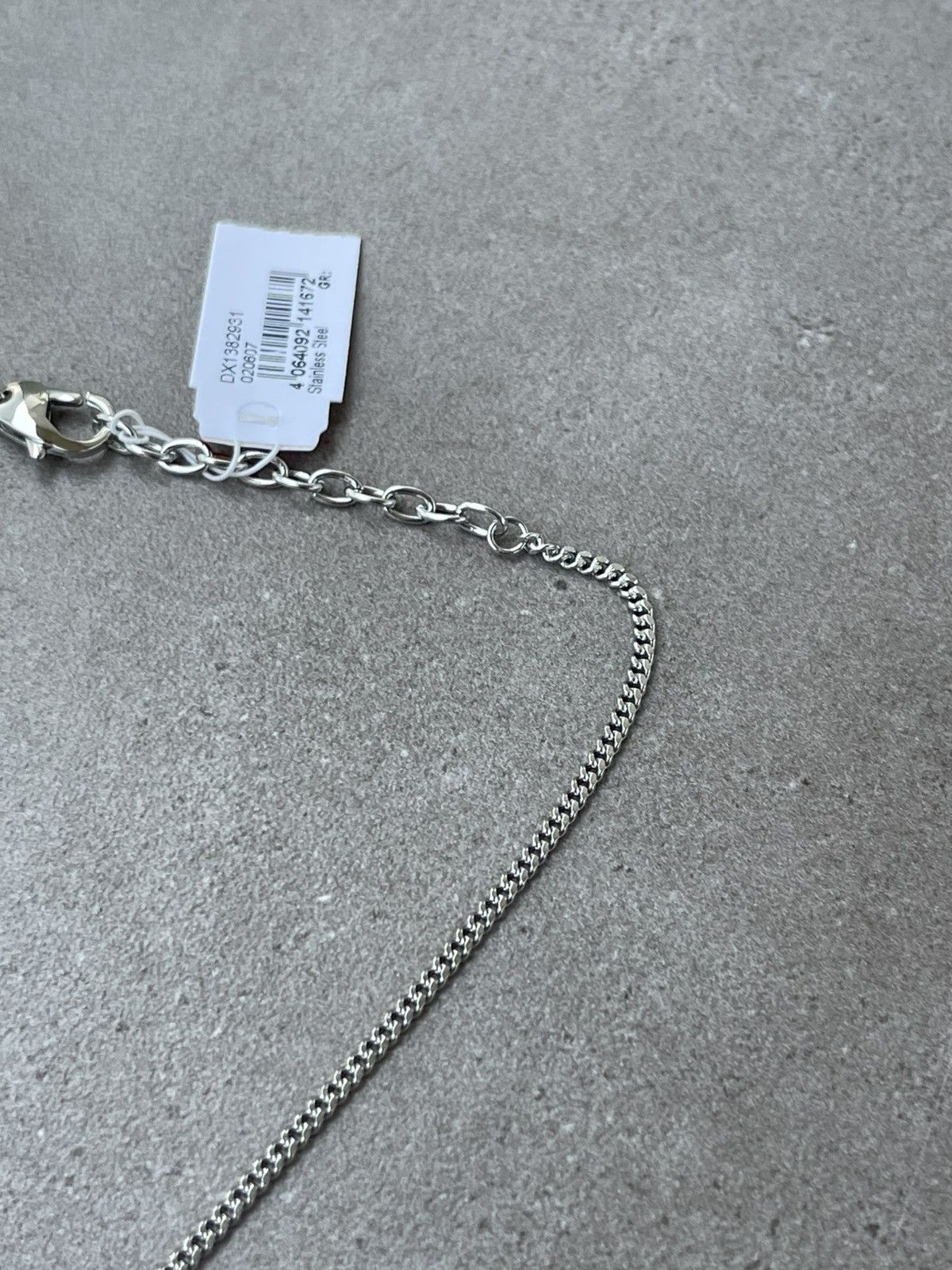 Diesel !DS! SS23 Diesel Skull Silver Necklace Size ONE SIZE - 7 Thumbnail