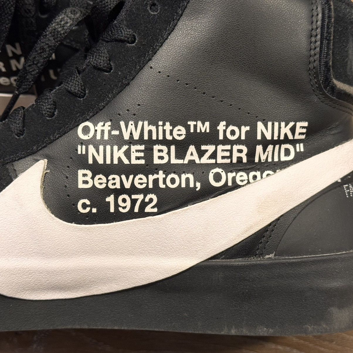 Nike × Off-White Off-White x Nike Blazer Mid “Grim Reaper” Size US 11 / EU 44 - 7 Thumbnail