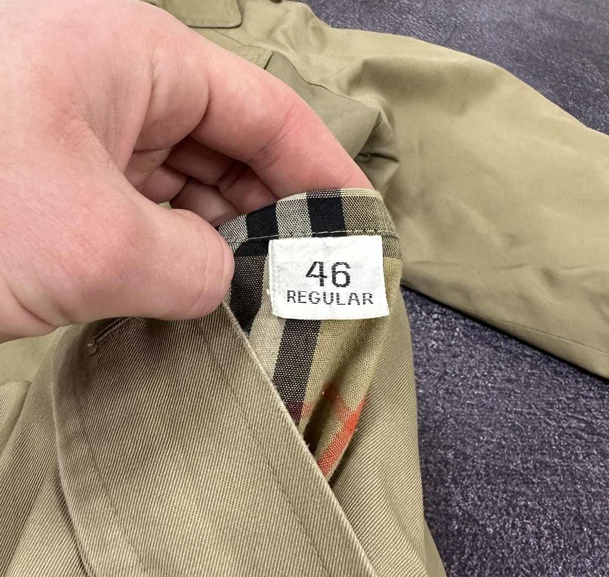 Burberry Vintage 90s Burberry Nova Check Luxury Designer Trench Coat Size US XL / EU 56 / 4 - 25 Thumbnail