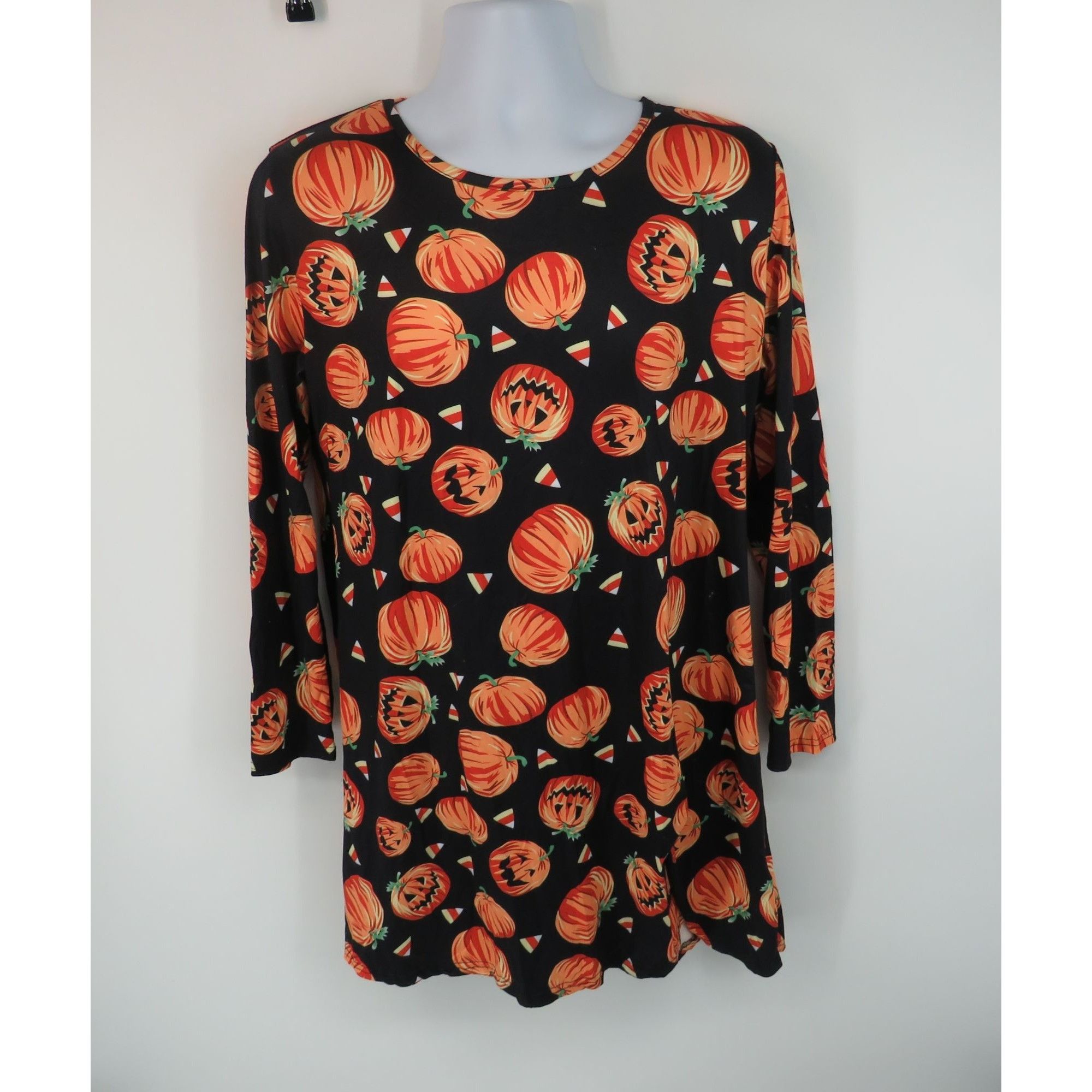 Other G and PL Women's Halloween Pumpkin Print Long Sleeve Tunic D Size XXL / US 16-18 / IT 52-54 - 1 Thumbnail