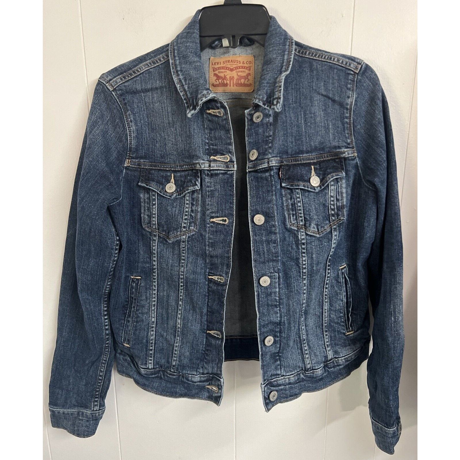 Levi's Levi's oversized mid wash long sleeve denim jacket size M Size M / US 6-8 / IT 42-44 - 1 Thumbnail