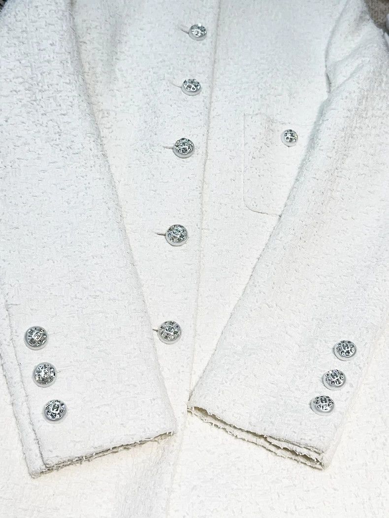 Chanel Chanel 23S spring and summer white classic round-neck whit Size XS / US 0-2 / IT 36-38 - 6 Thumbnail