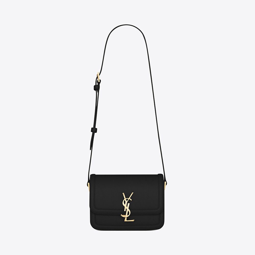 Saint Laurent Paris o1bcso1str1225 Size:OS/Solferino Small Satchel in Black Size ONE SIZE - 1 Thumbnail