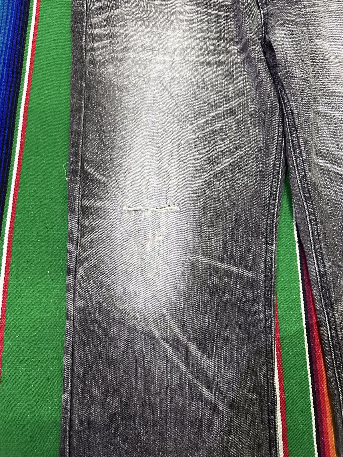Kapital 💥Edwin vxs💥distress design zipper back pocket 💥 Size US 36 / EU 52 - 9 Thumbnail
