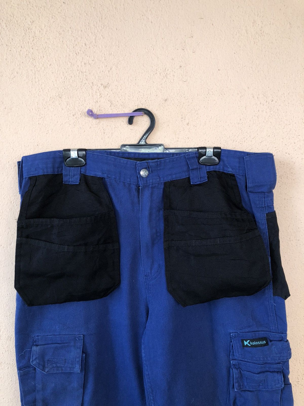 Japanese Brand × Vintage Vintage Kolossus Workwear Cargo Pant Size US 37 - 3 Thumbnail