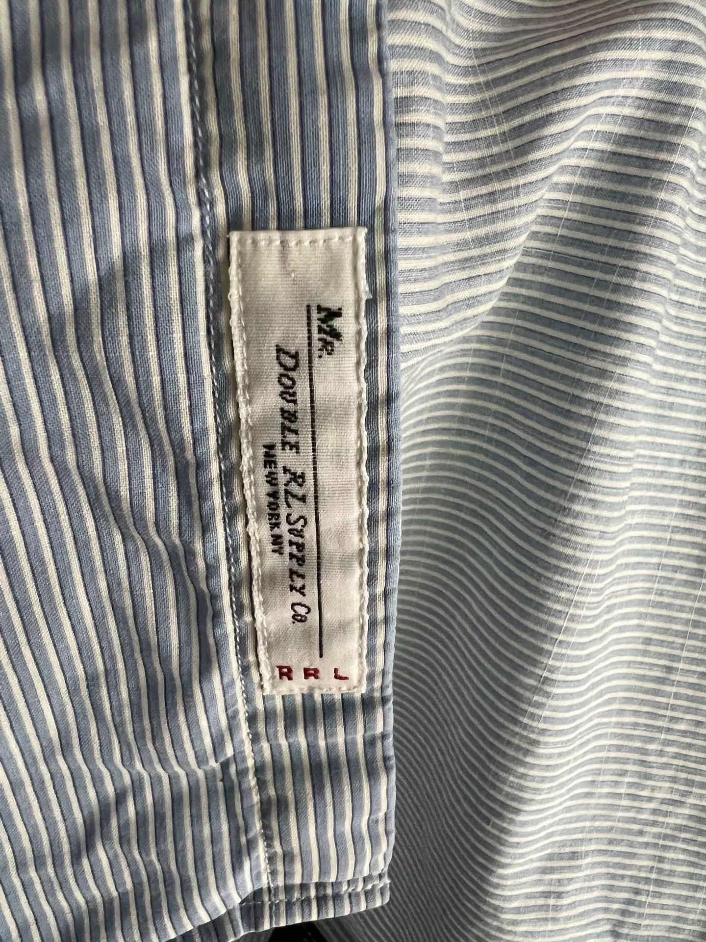 RRL Ralph Lauren RRL Double RL Striped Long-Sleeve Shirt Size US M / EU 48-50 / 2 - 5 Thumbnail