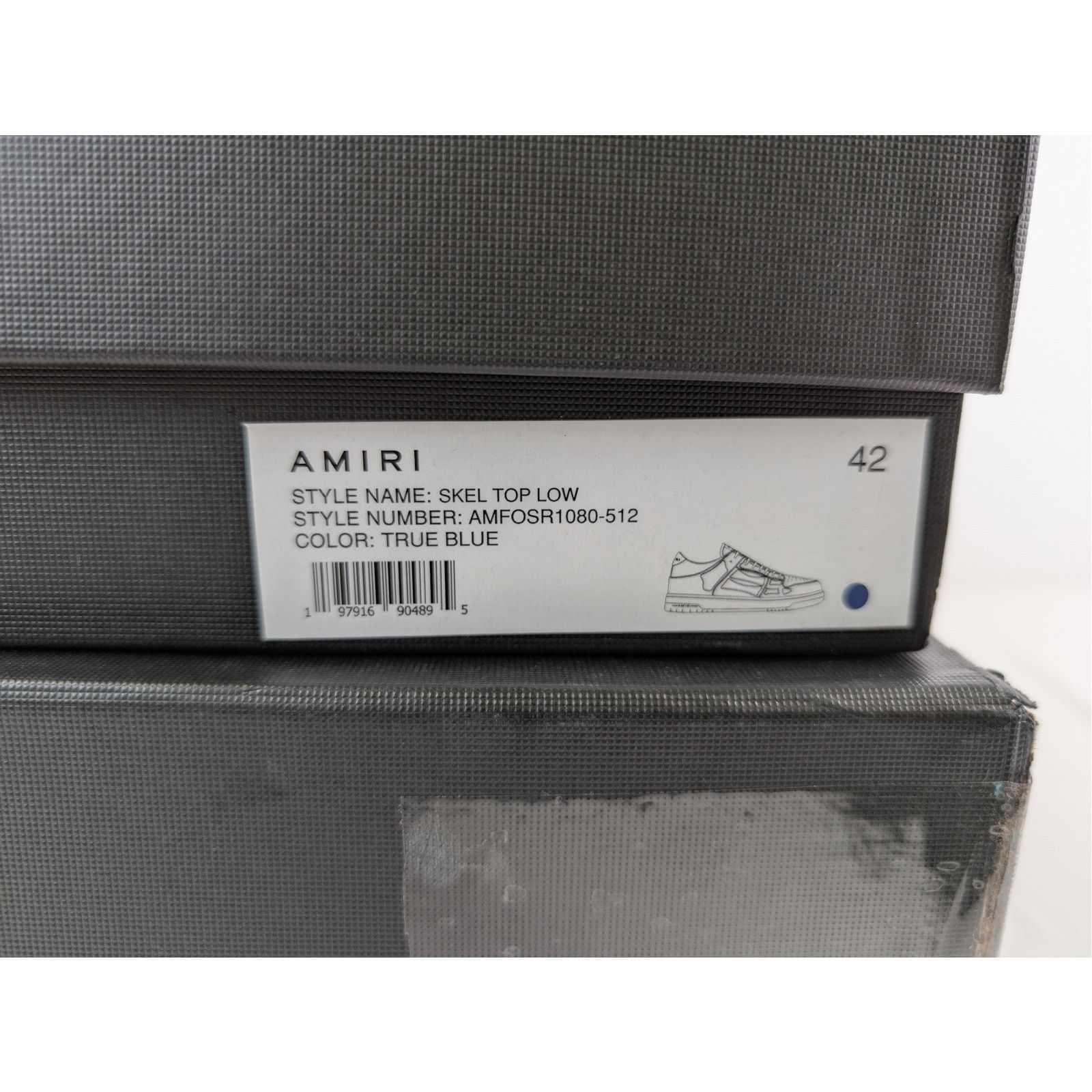 Amiri o1rshd1 Skeleton Top Low Sneakers in True Blue 42 Size US 9 / EU 42 - 19 Thumbnail