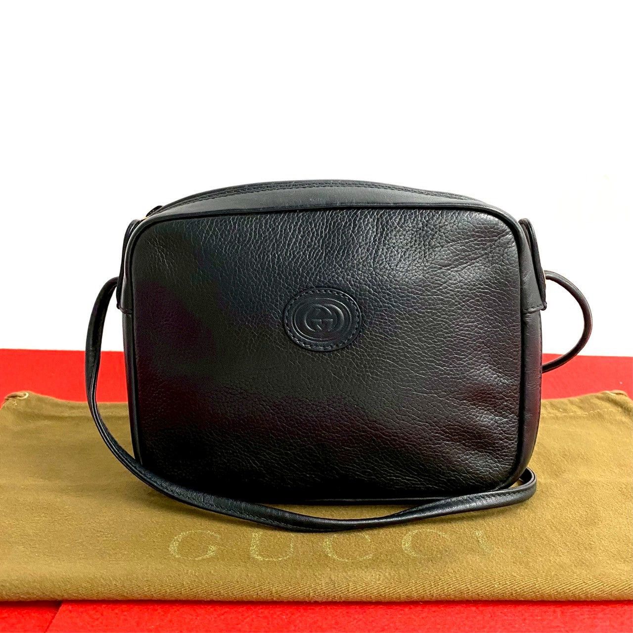 Gucci Gucci Shoulder Bag Black Leather Size ONE SIZE - 1 Thumbnail