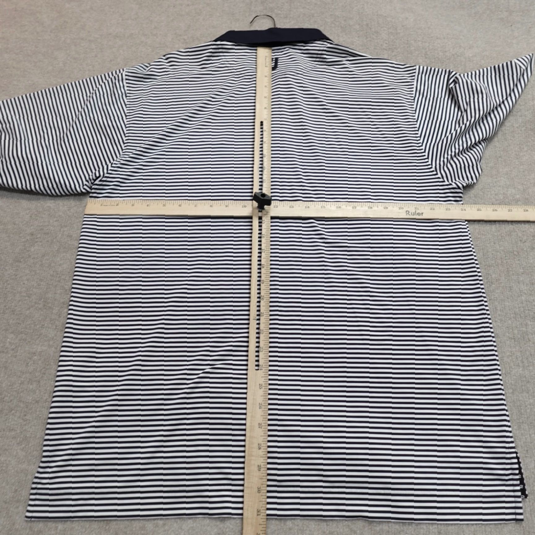 Footjoy FootJoy Polo Shirt L Blue Striped Performance Heritage Shores Embroidered Shirt Men Polo Short Sleeve Collared Golf Size US L / EU 52-54 / 3 - 5 Thumbnail