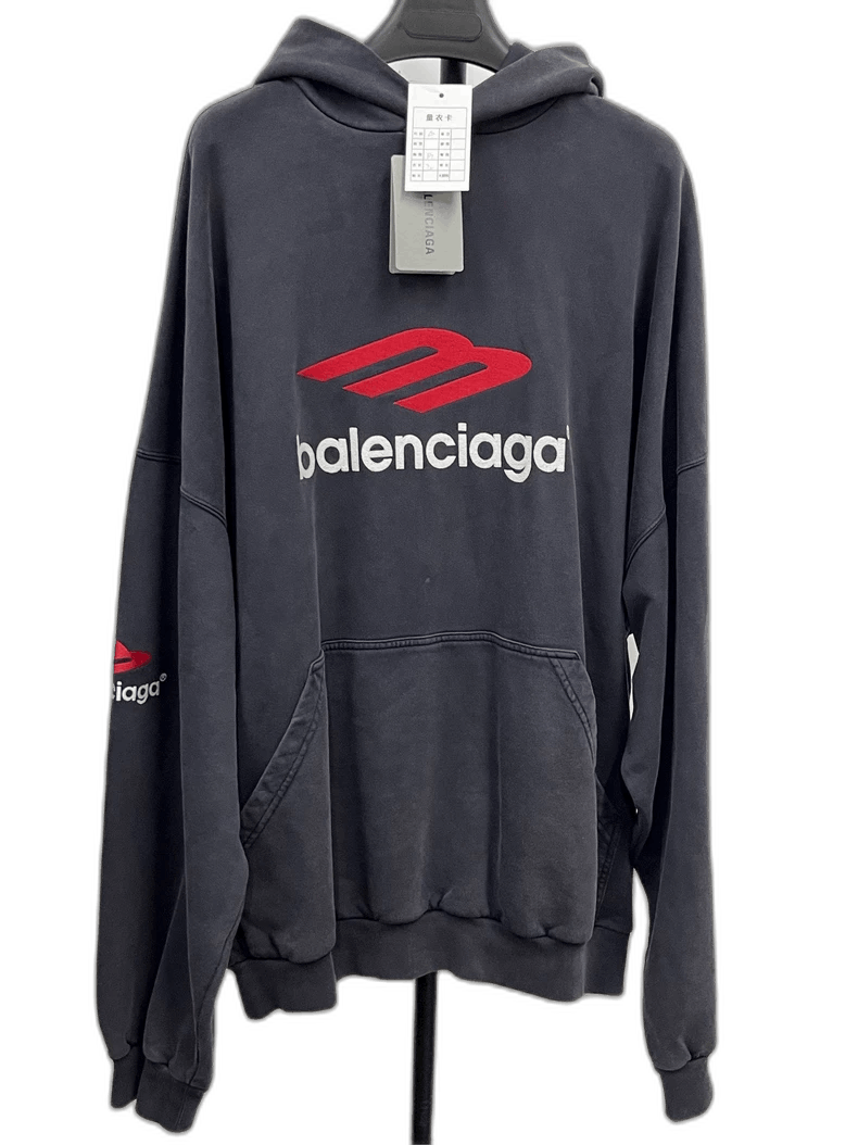 Balenciaga Balenciaga FW23 Letter Pattern Hoodie Size US S / EU 44-46 / 1 - 1 Thumbnail