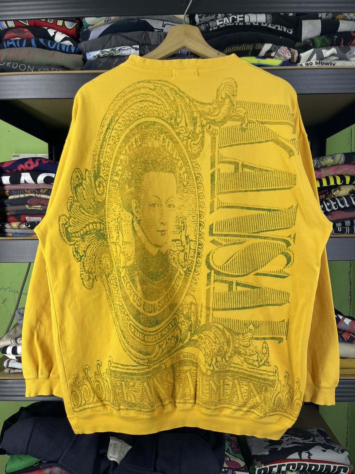 Kansai Yamamoto Vintage 80's-90's Kansai Man The Modernist Design Sweatshirt Size US L / EU 52-54 / 3 - 11 Thumbnail