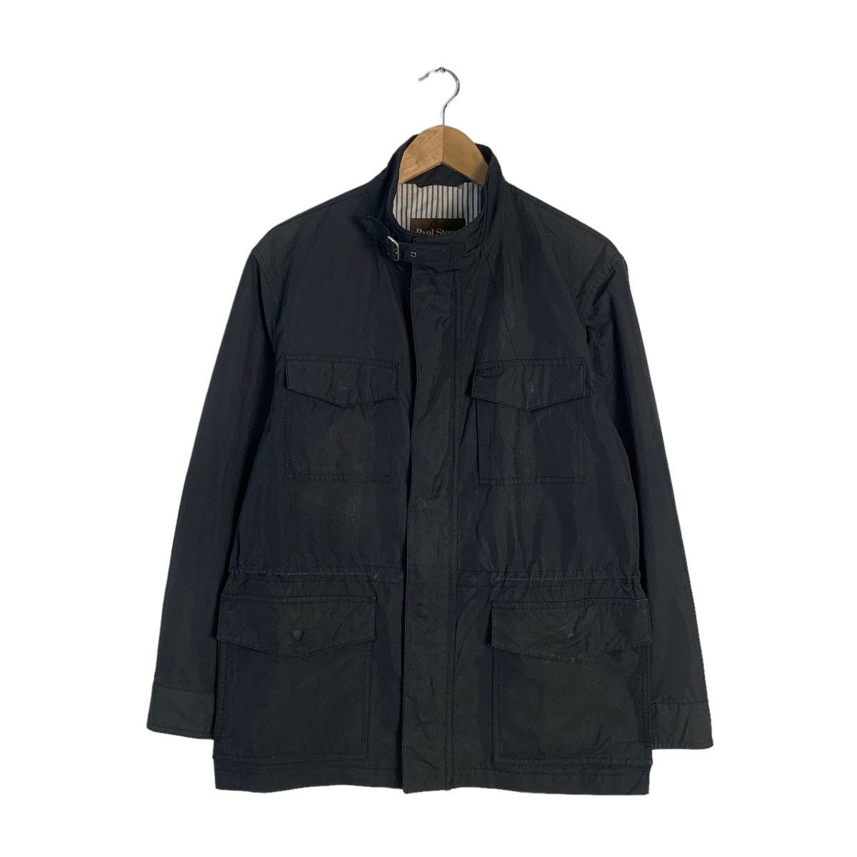 image of Paul Stuart Multipocket Jacket in Black, Men's (Size Large)