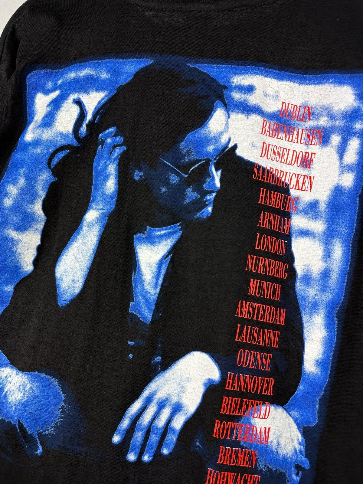 Band Tees Vintage 1992 Curtis Stigers European Tour T-Shirt Size US XL / EU 56 / 4 - 7 Thumbnail