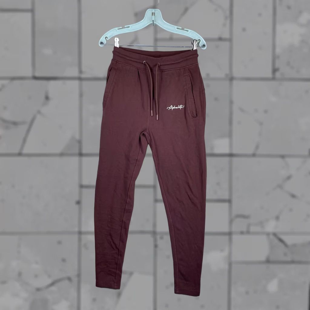 Vintage Alphalete Pants Mens Medium Brown Jersey Joggers Elastic Waist Pockets Athletic Size US M / EU 48-50 / 2 - 1 Thumbnail