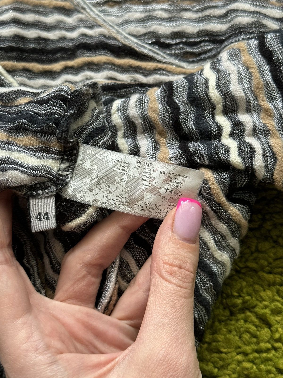 Missoni × Vintage Missoni 2000s vintage striped sweater Size M / US 6-8 / IT 42-44 - 6 Thumbnail