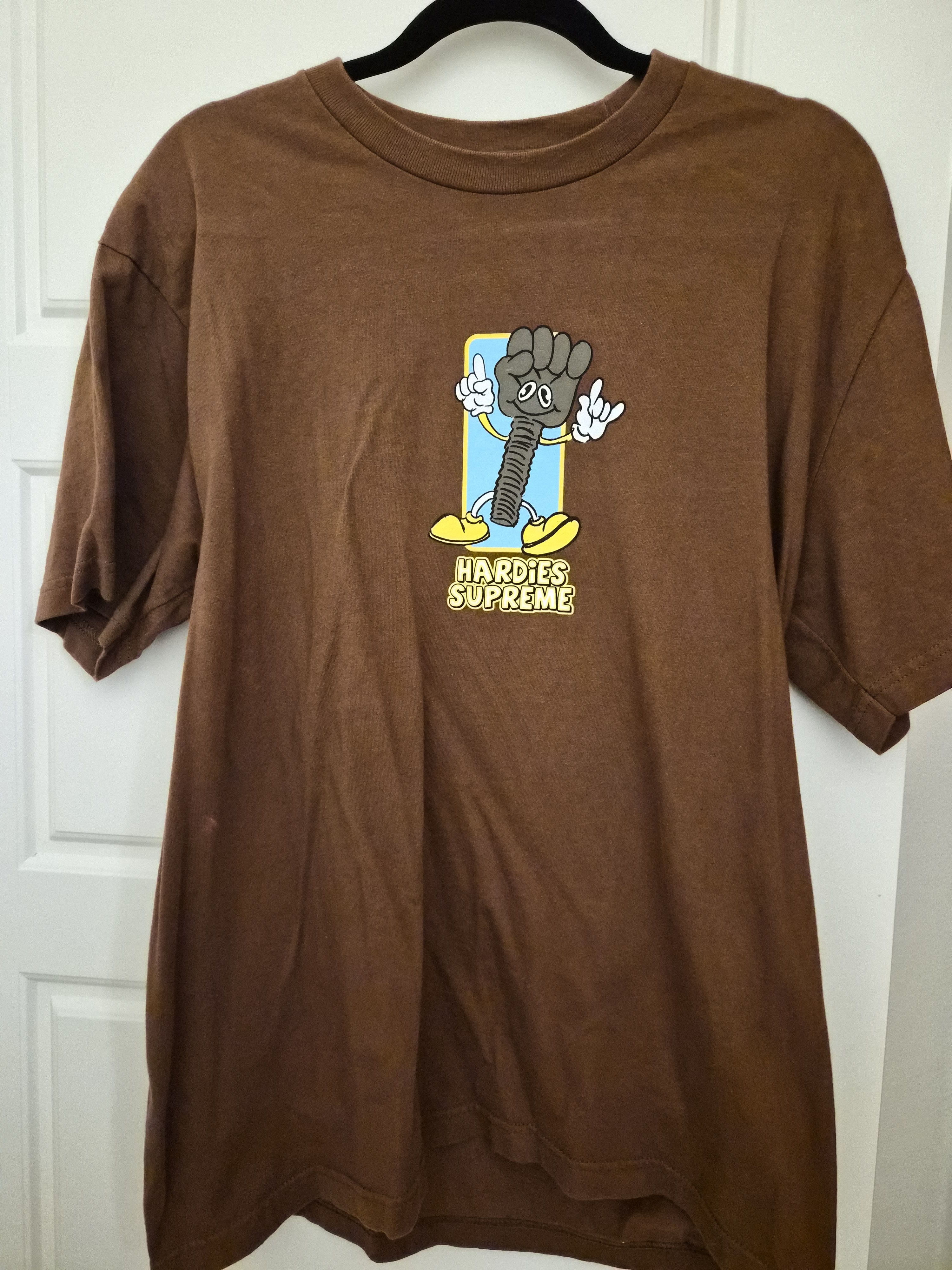 Hardies Hardware × Supreme Supreme x Hardies Hardware Brown Bolt Tee Size US M / EU 48-50 / 2 - 1 Thumbnail