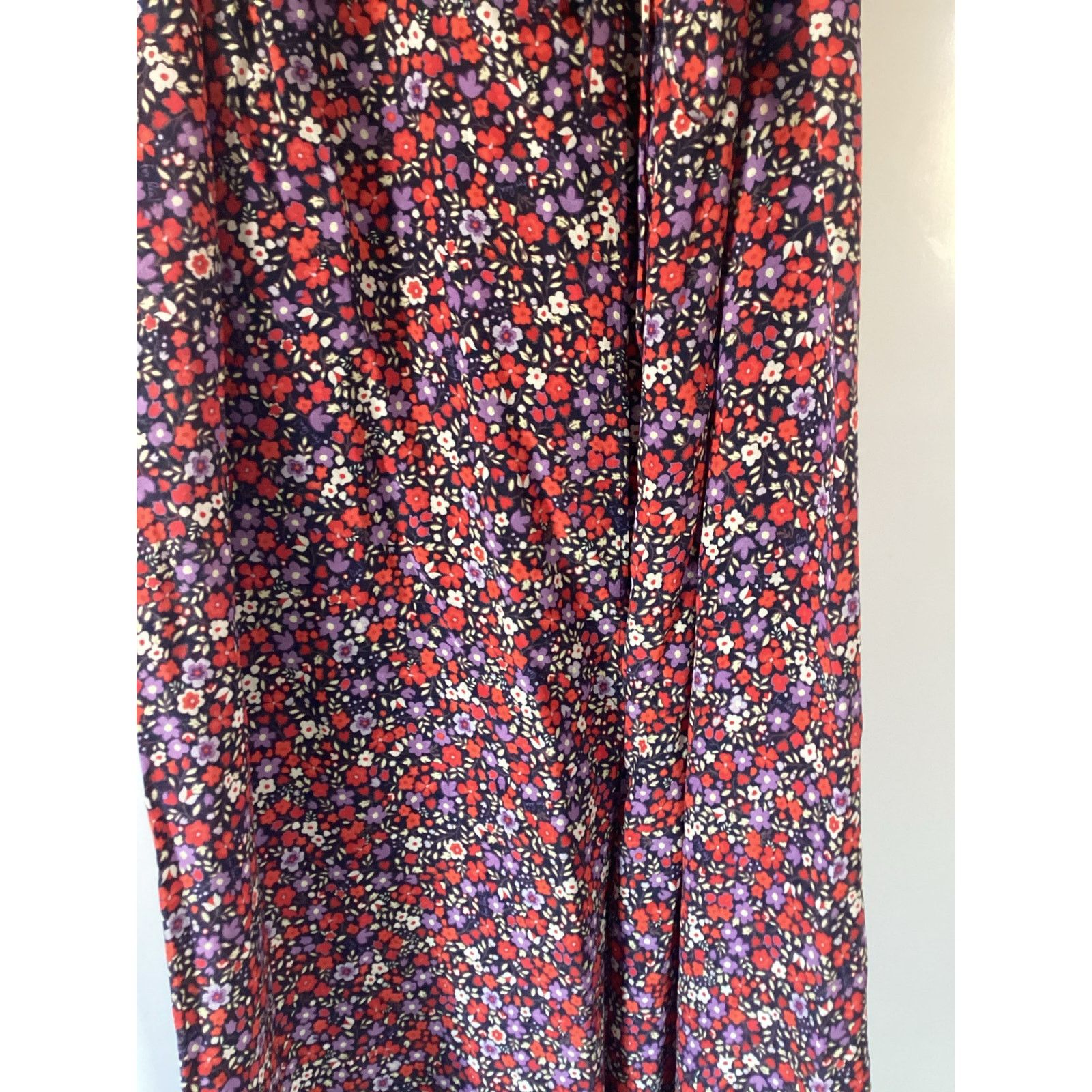Realisation Par NWT REALISATION PAR Dress Wildflower Wrap Midi Dress Sz M Size M / US 6-8 / IT 42-44 - 6 Thumbnail