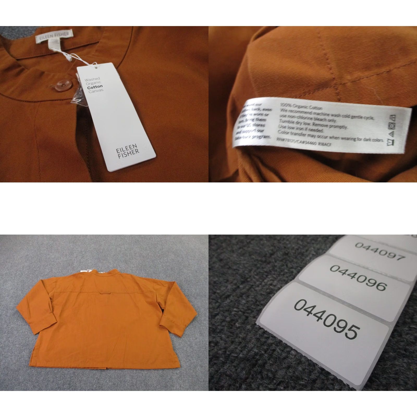 Eileen Fisher Eileen Fisher Jacket Womens XL Orange Mandarin Classic Oversized NEW Size XL / US 12-14 / IT 48-50 - 8 Thumbnail
