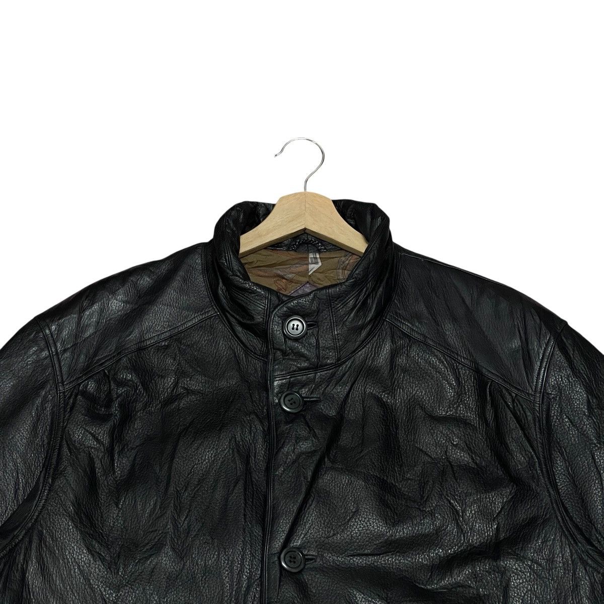 Lanvin Vintage Lanvin Paris Button Up Sheepskin Leather Jacket Size US XL / EU 56 / 4 - 7 Thumbnail