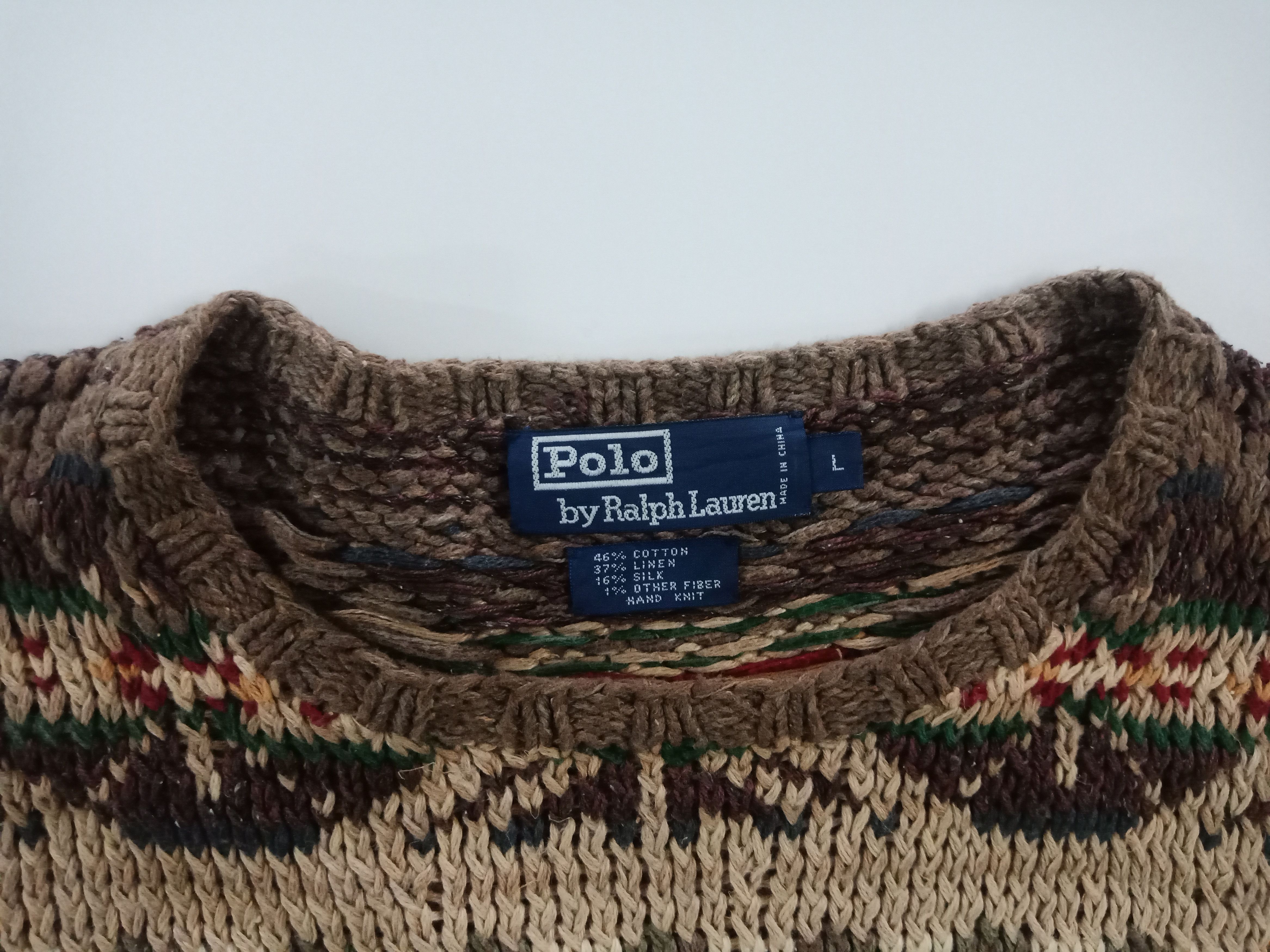Polo Ralph Lauren Polo Ralph Lauren Silk Handknit 3D #B Size US L / EU 52-54 / 3 - 4 Thumbnail