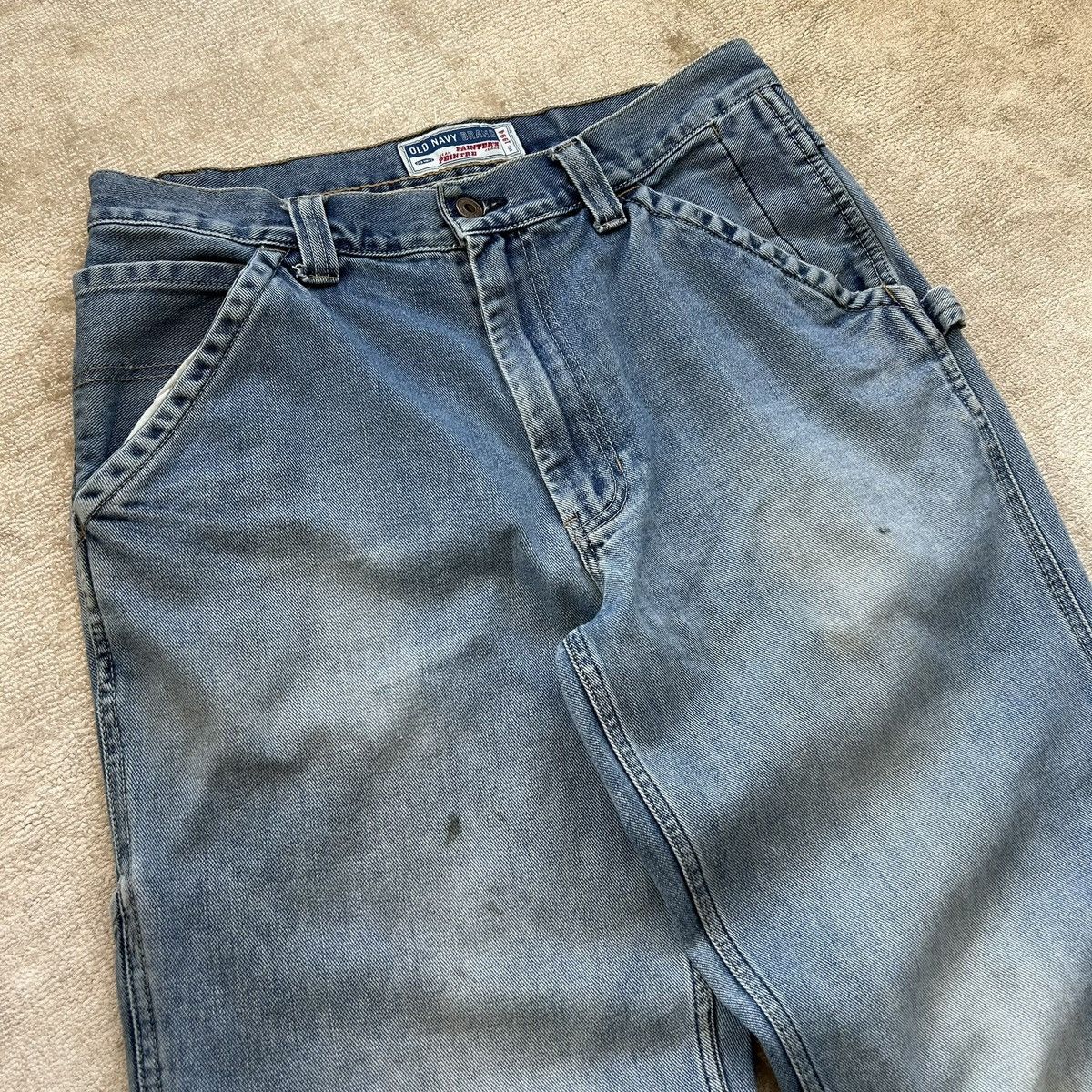 Old Navy Faded Carpenter Jeans Old Navy Denim Size US 32 / EU 48 - 5 Thumbnail
