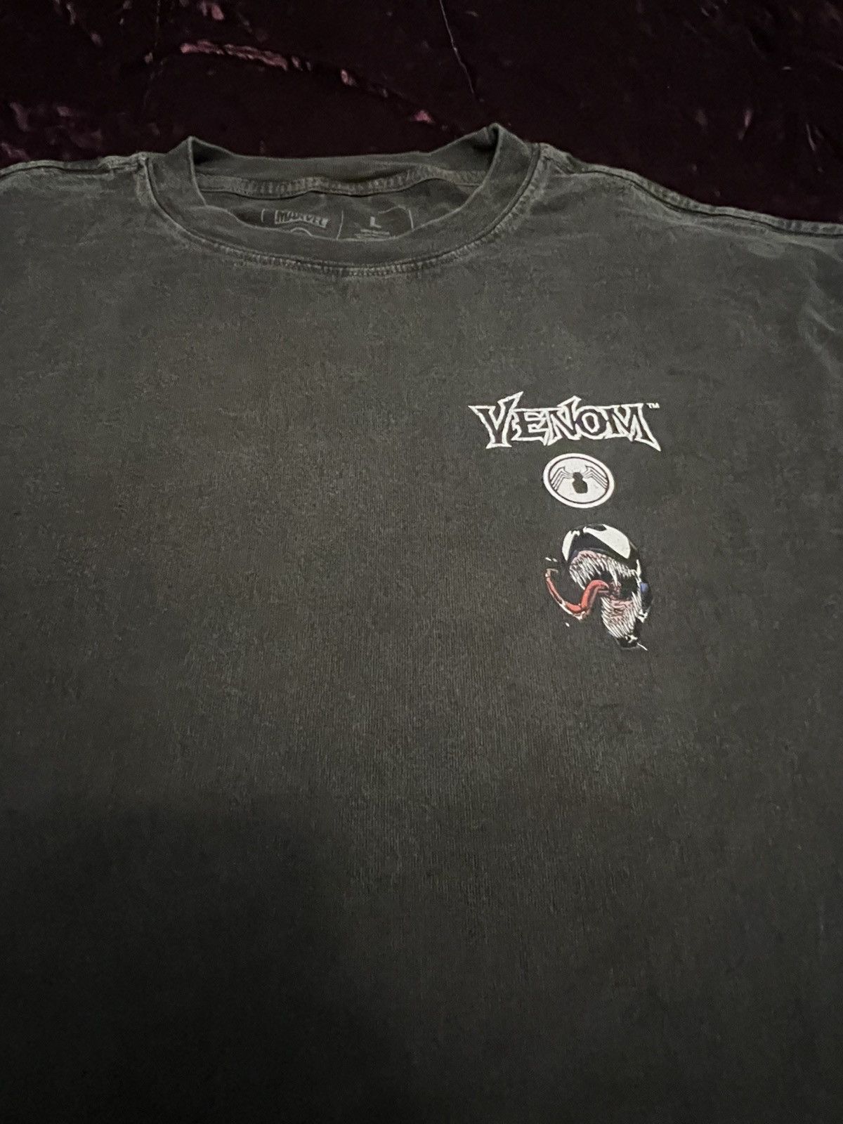 Other CVLA Marvel Venom black wash cotton t-shirt Men Size L Size US L / EU 52-54 / 3 - 4 Thumbnail