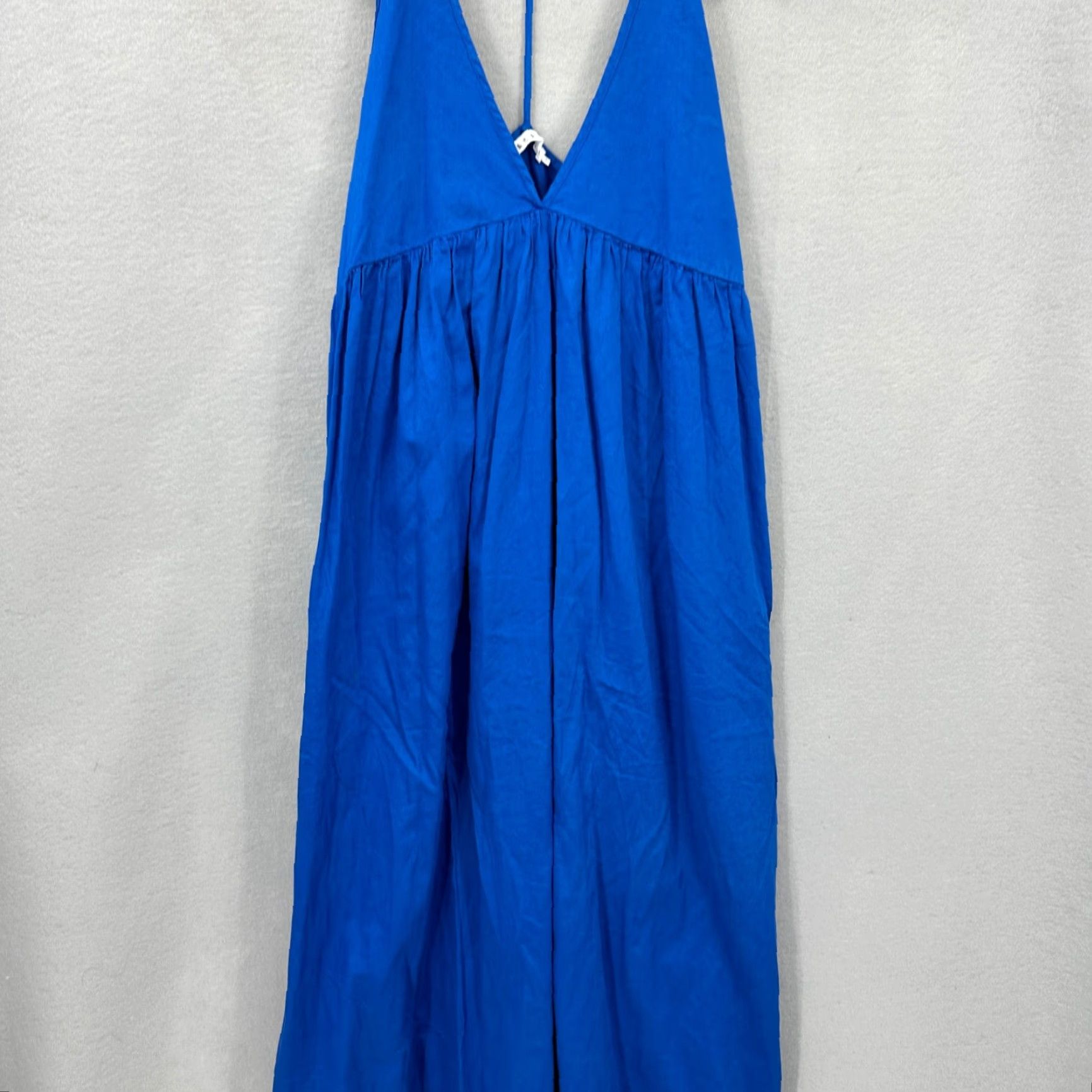 Vintage VINTAGE Lacausa Women Maxi Dress Casual Boho Beach Cotton S Strap Blue 90s Womens Size S / US 4 / IT 40 - 3 Thumbnail