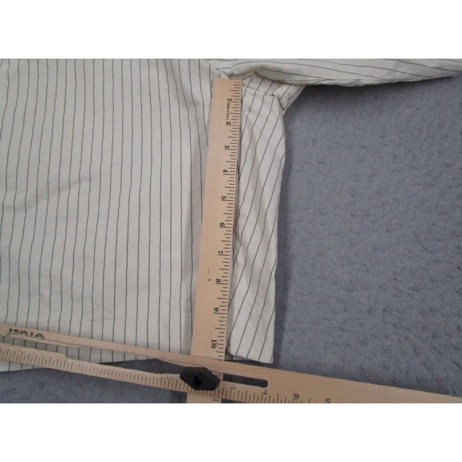 Polo Ralph Lauren VINTAGE Polo Ralph Lauren Shorts Mens 40 Cream White Pinstripe Cotton Casual Size US L / EU 52-54 / 3 - 4 Thumbnail