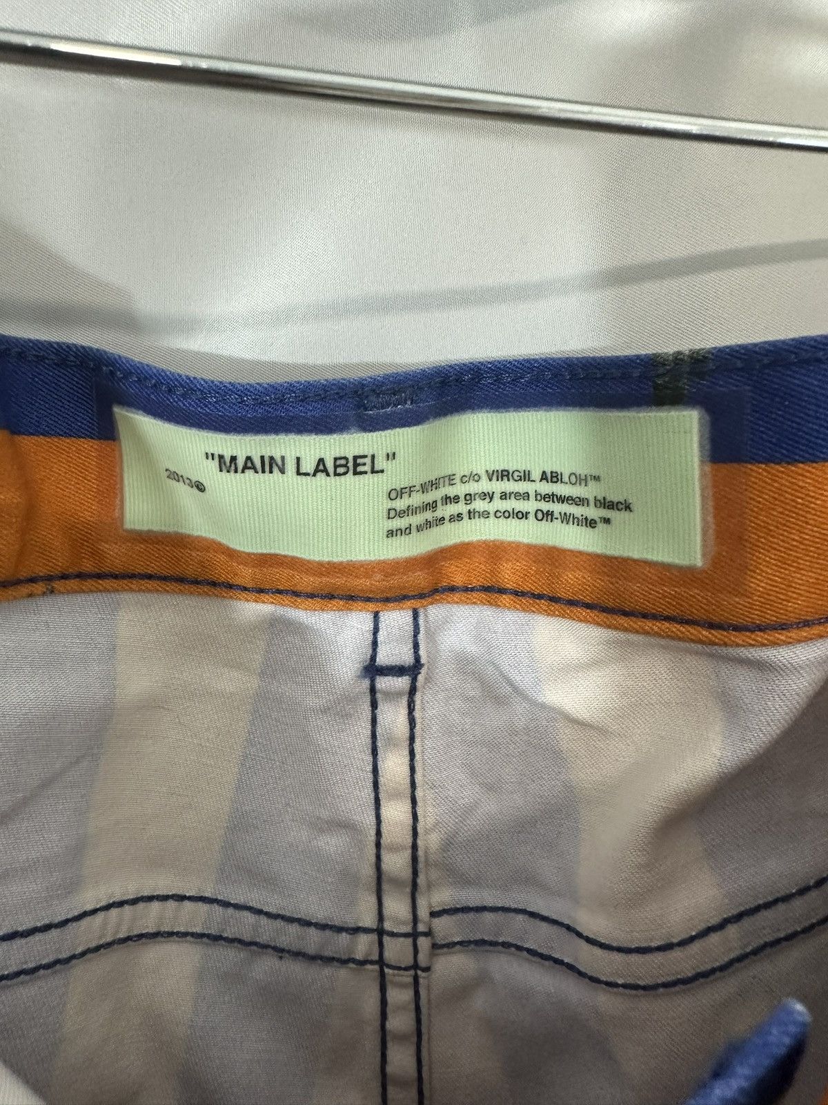 Off-White Off White Striped Denim Size US 32 / EU 48 - 6 Thumbnail