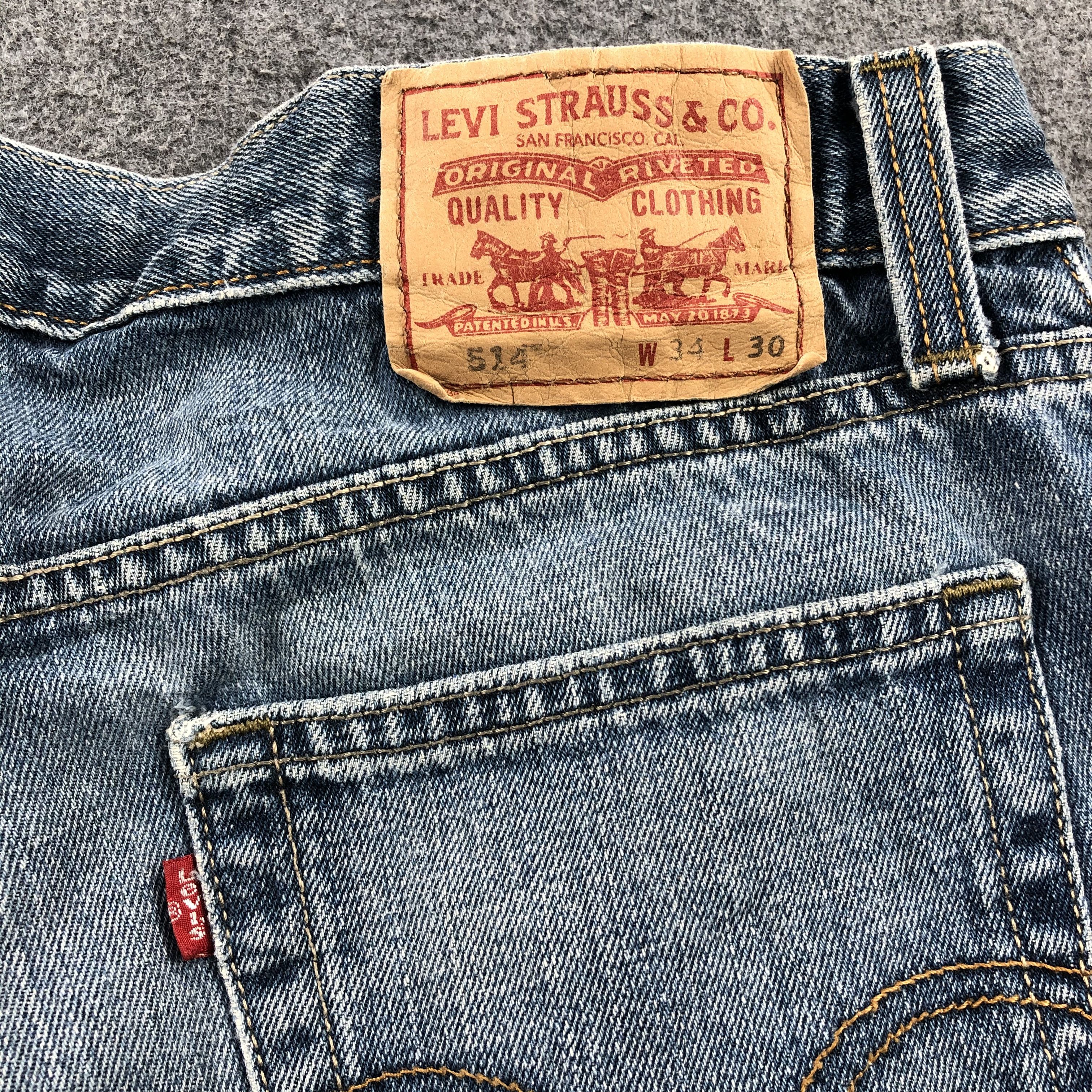 Levi's × Vintage Vintage Blue Wash Levis 514 Jeans-JM1173 Size US 35 - 6 Thumbnail