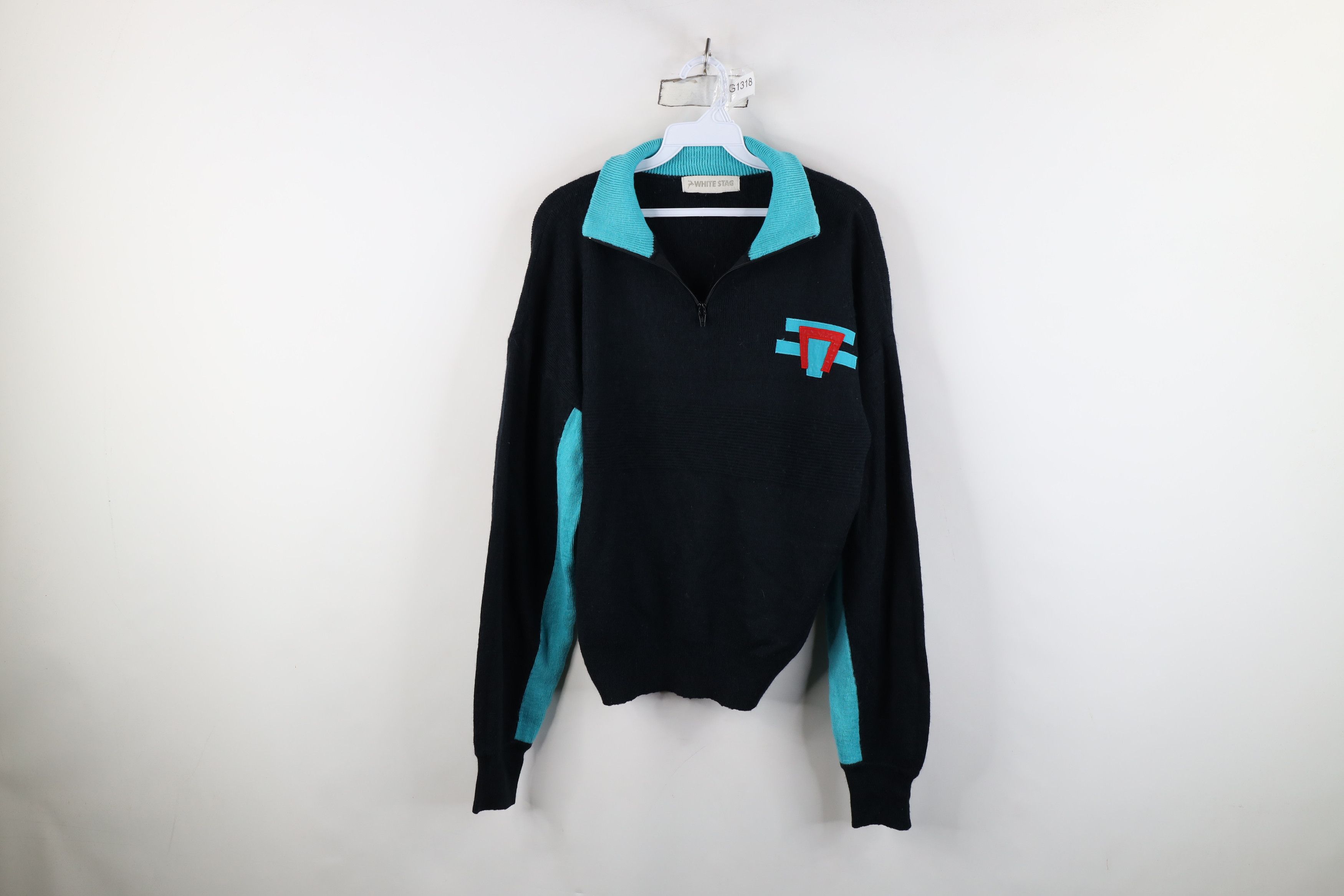Vintage Vintage 90s Streetwear Wool Knit Southwestern Sweater Size L / US 10 / IT 46 - 1 Thumbnail