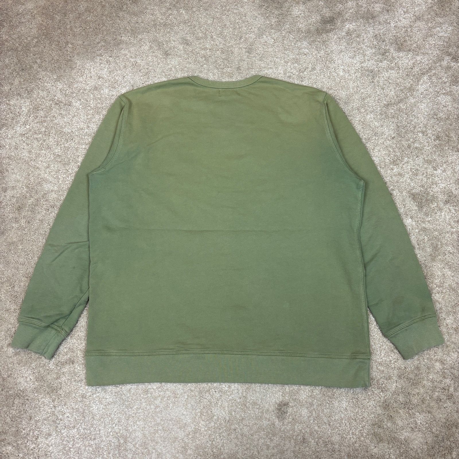 Taylor Stitch Taylor Stitch Pullover Sweatshirt Faded Green Men's XL Baggy Size US M / EU 48-50 / 2 - 3 Thumbnail