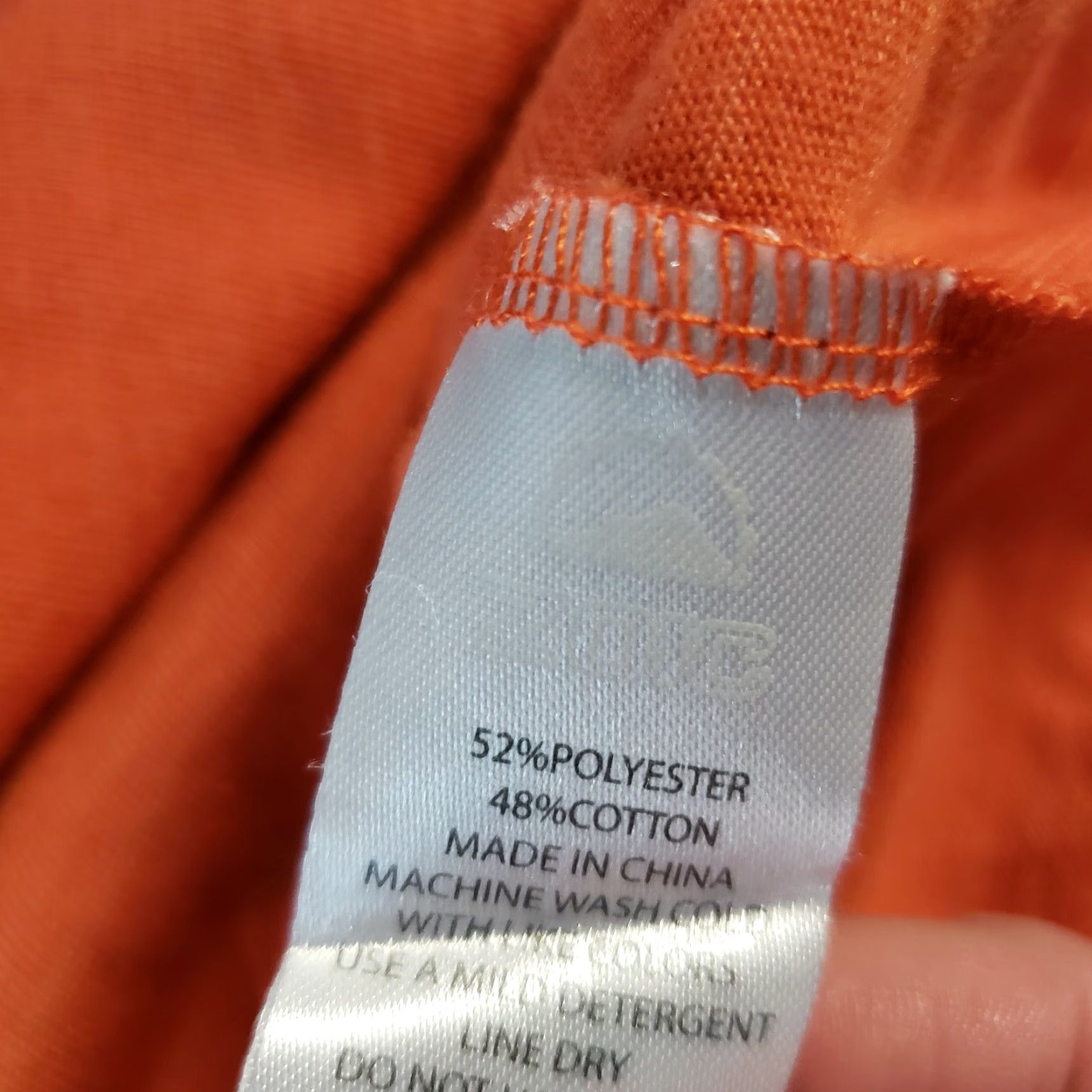 Vintage ZOIC Skirt Women Solid Orange Pull On Cotton Blend Short Pencil Casual Size L Size 36" / US 14 / IT 50 - 4 Thumbnail