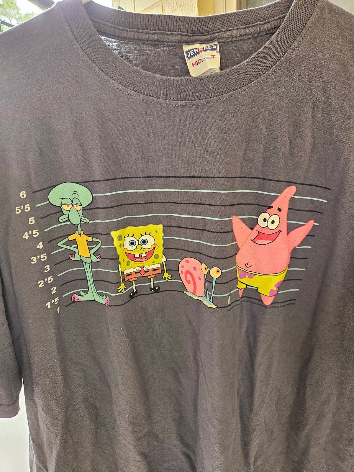 Jerzees Spongebob SquarePants Prison lineup Jerzees Tee Size US XXL / EU 58 / 5 - 2 Thumbnail