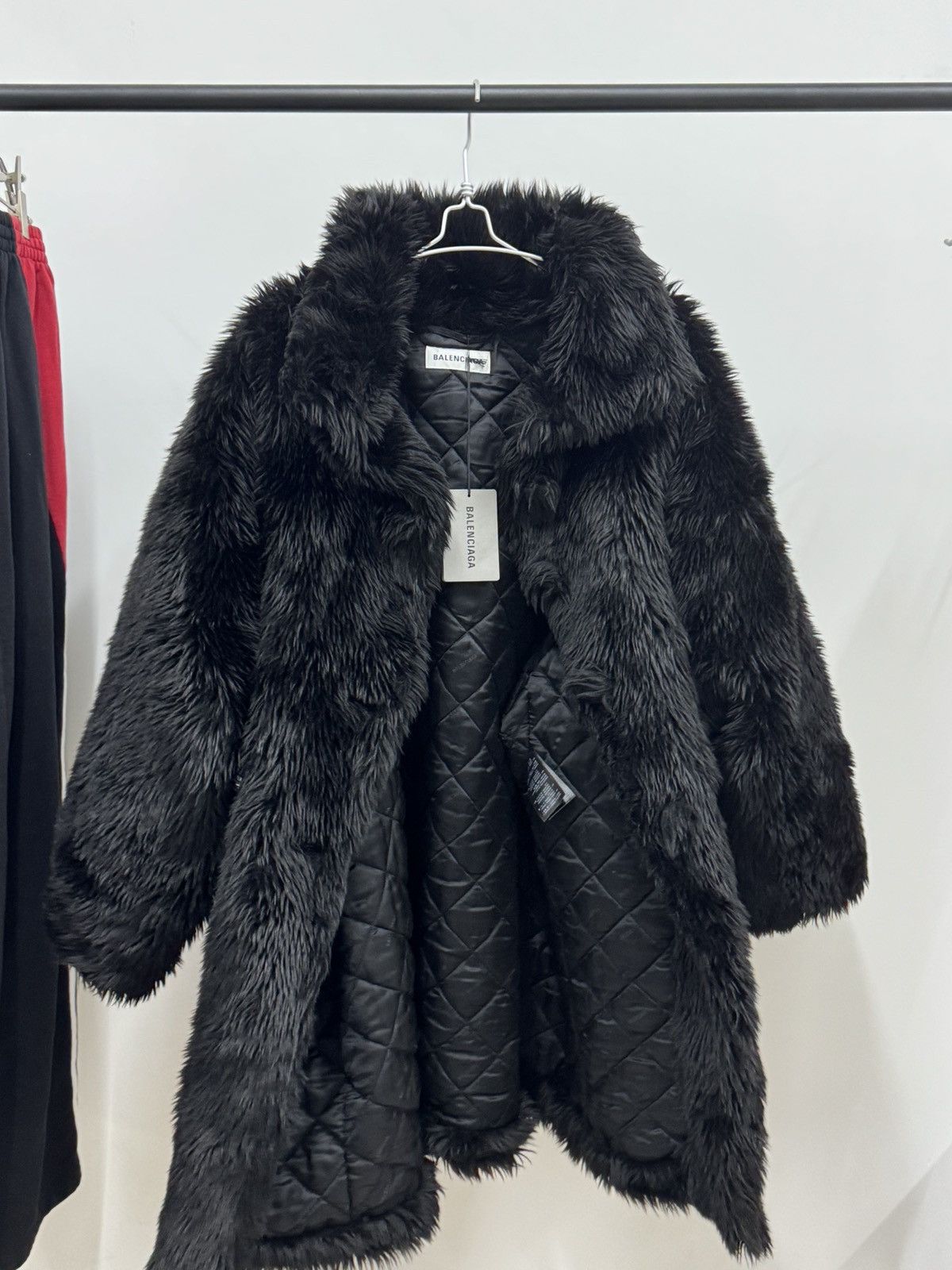 Balenciaga fur bomber