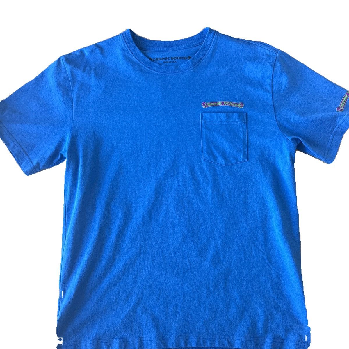送料無料♪【CHROME HEARTS】SCROLL TEE \"BLUE/JOKER SCROLL\" 送料無料♪【CHROME HEARTS】SCROLL TEE BLUE/JOKER SCROLL