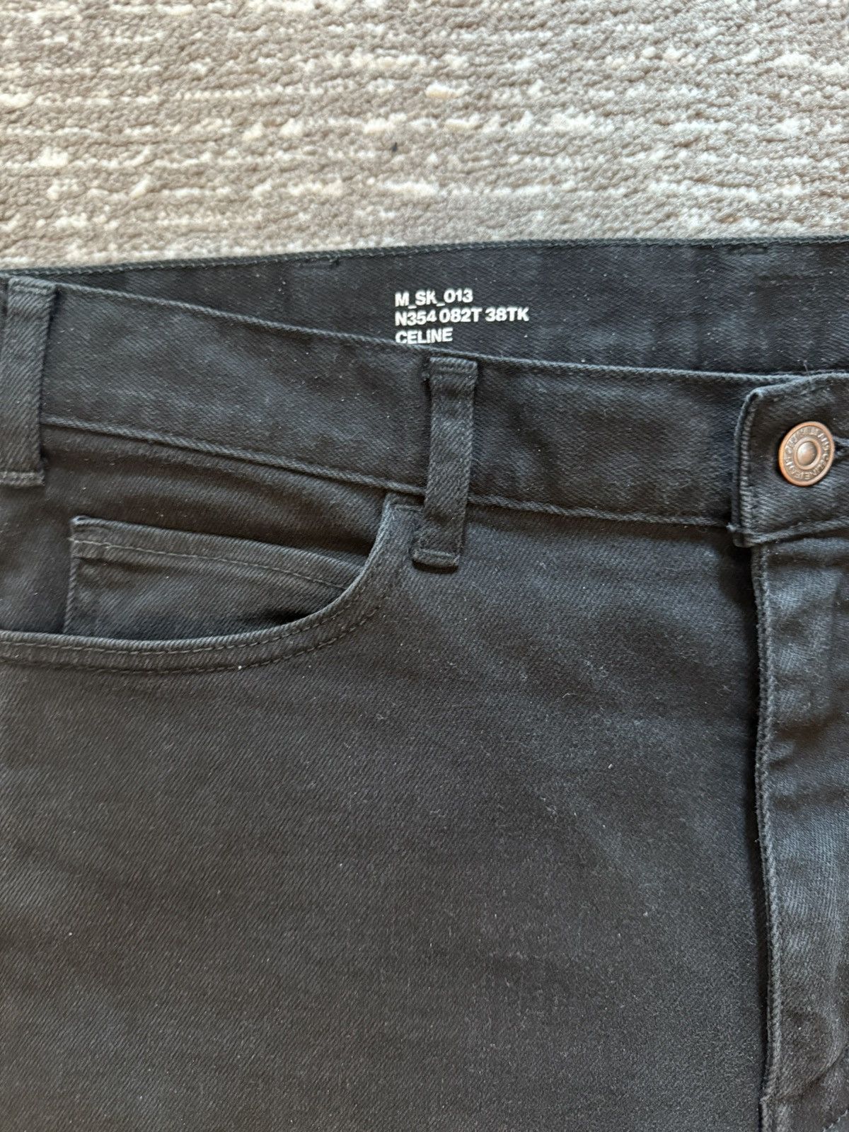 Celine Celine SK013 34 Hedi Denim Size US 34 / EU 50 - 4 Thumbnail
