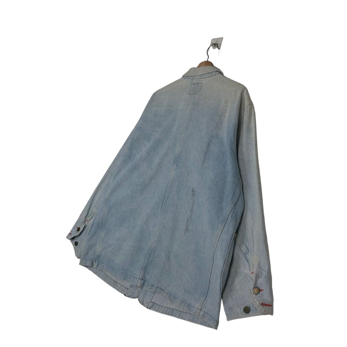 Sugar Cane 🔥VINTAGE DENIM CHORE JACKET SUGAR CANE WESTERN WEAR USA Size US L / EU 52-54 / 3 - 10 Thumbnail