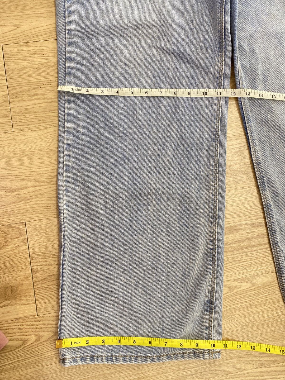Japanese Brand Japnese Brand Baggy Blue Wash Style Ripped Jeans Size US 35 - 11 Thumbnail