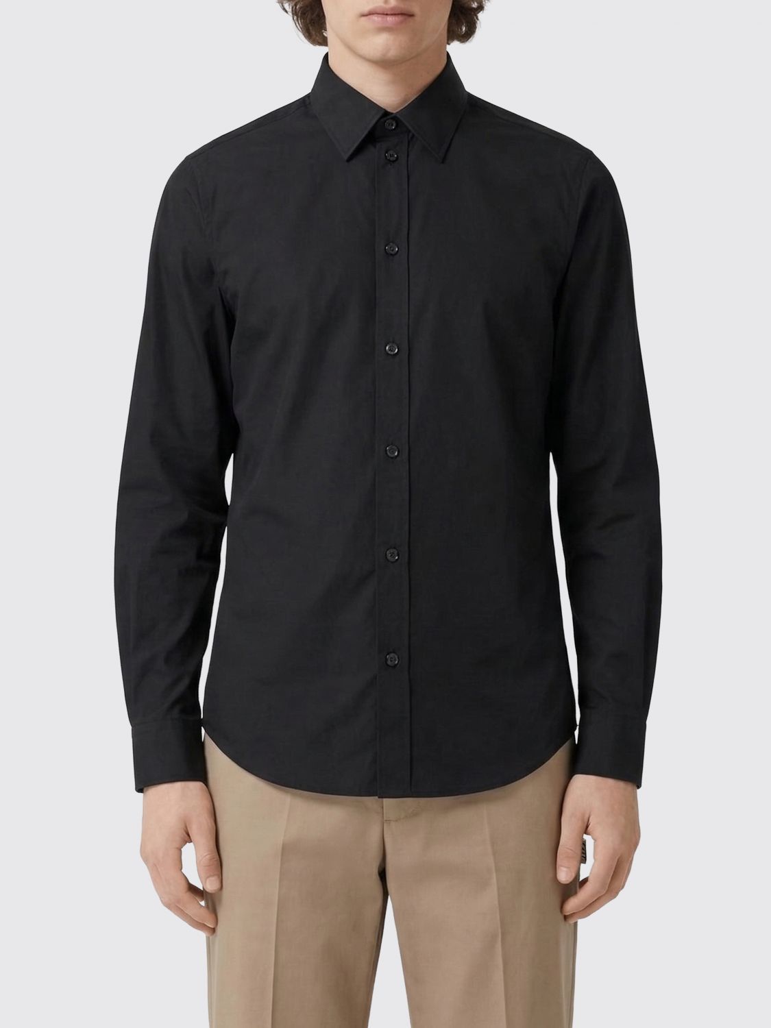 Burberry Burberry Shirt Men Black Size US M / EU 48-50 / 2 - 1 Thumbnail