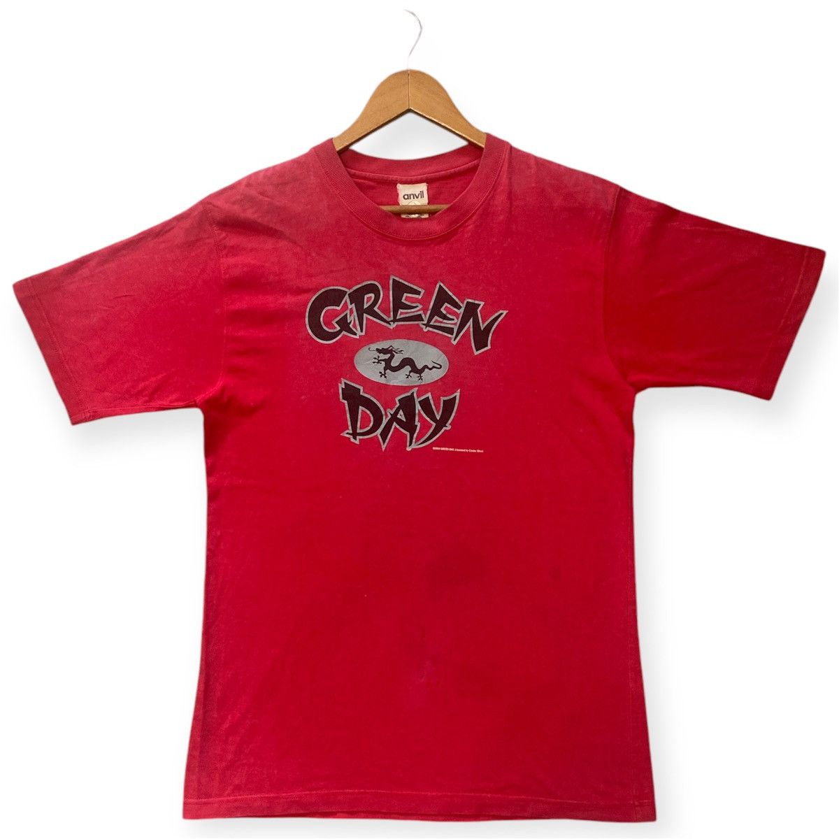 Band Tees × Vintage ‼️RARE‼️VINTAGE 2000 GREEN DAY RED DRAGON SHIRT TEE🔥 Size US M / EU 48-50 / 2 - 1 Thumbnail