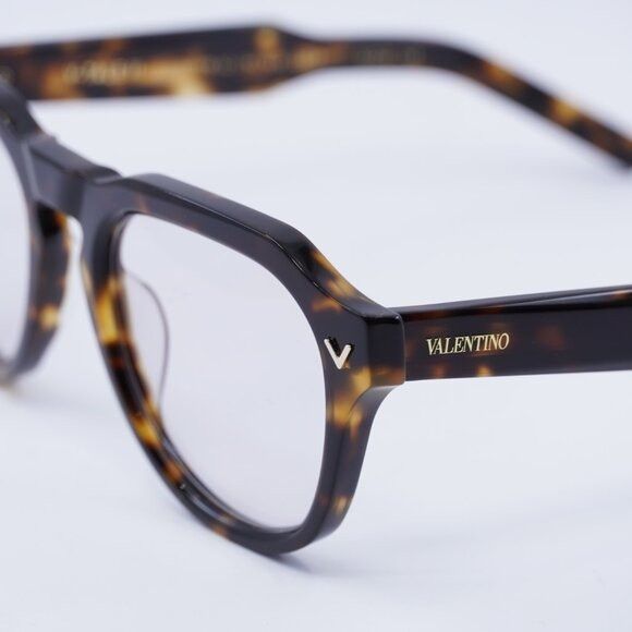Valentino Valentino V-TALE II VLX-139B Eyeglasses Havana 52mm Aviator Size ONE SIZE - 8 Thumbnail