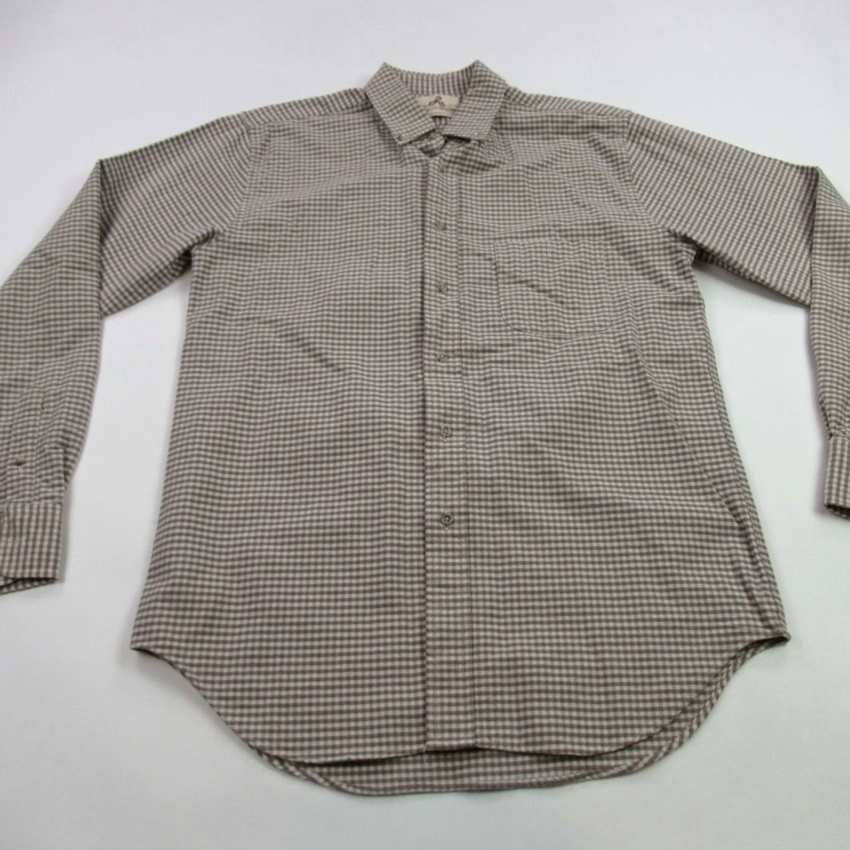 Eastern Mountain Sports EMS Shirt Medium Cotton Long Sleeve Button Front Outdoors Mens Size US M / EU 48-50 / 2 - 2 Thumbnail