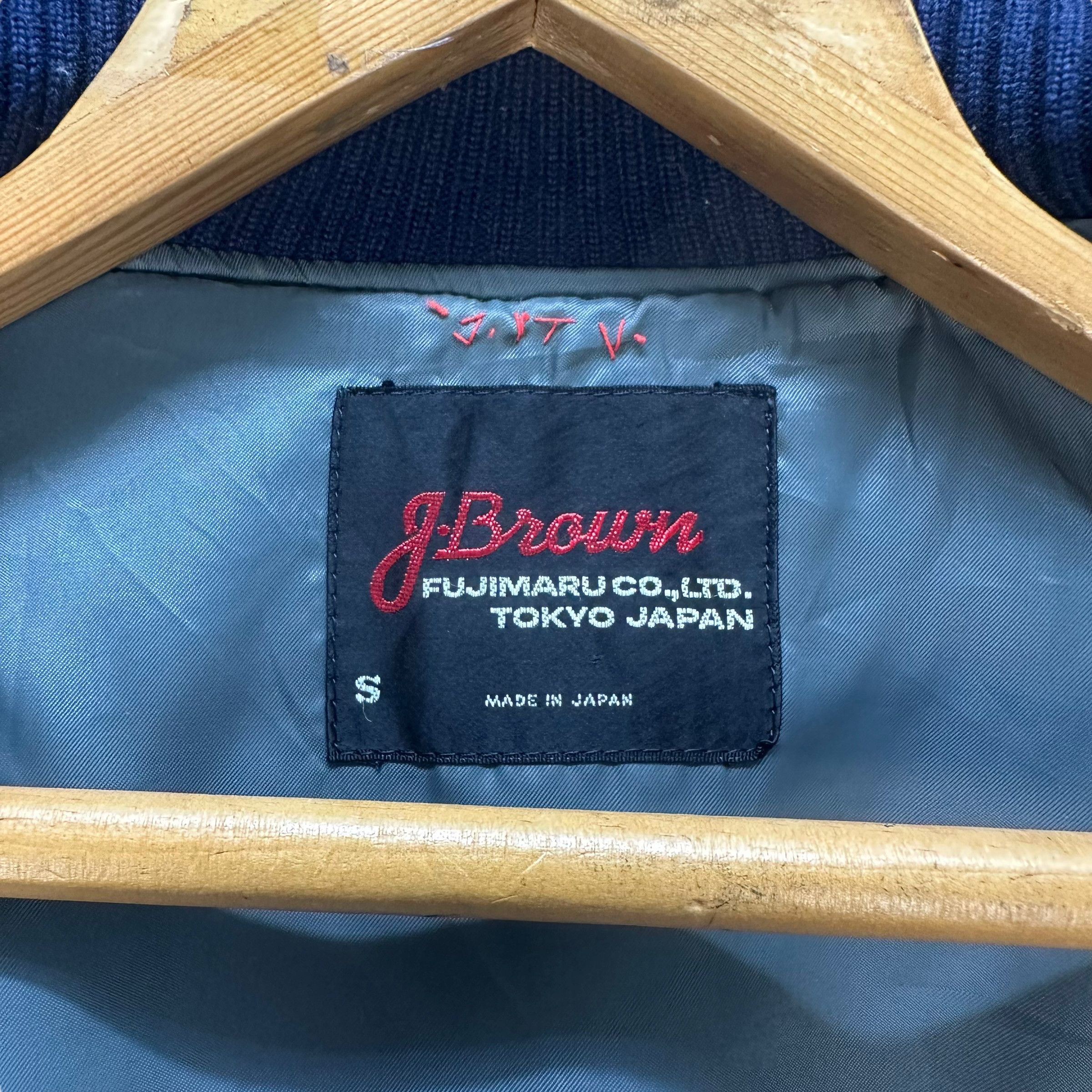 Other J. BROWN FUJIMARU NO 22 WOOL VARSITY JACKET #8316-003 Size US S / EU 44-46 / 1 - 8 Thumbnail