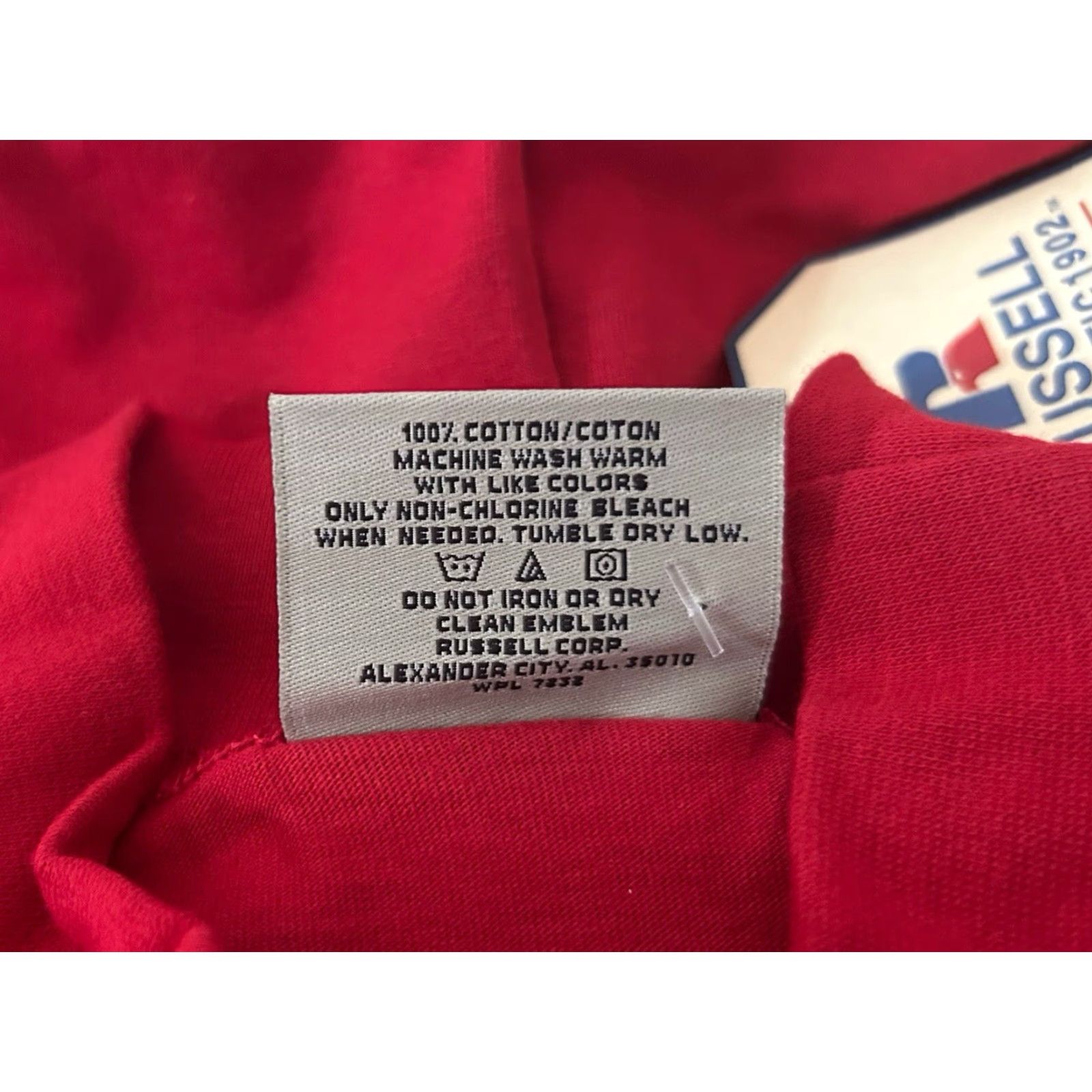 Russell Athletic VINTAGE Russell Athletic Pro Cotton Mock Neck Shirt Mens XXL NOS NWT 90s Red Long Sleeve 32" 29.5" 28" Sleeves Womens? No gender. Size US XXL / EU 58 / 5 - 7 Thumbnail