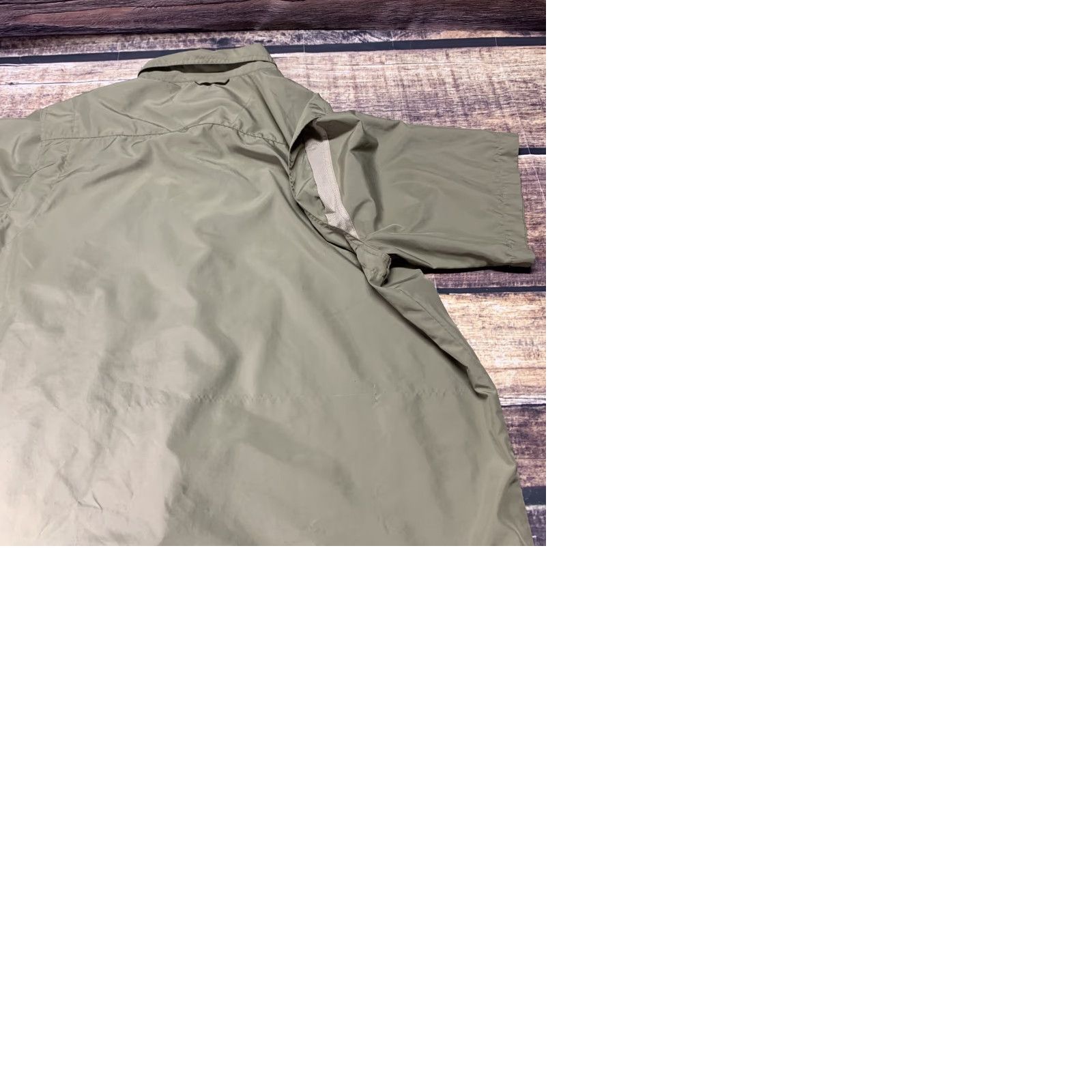 Vintage Berkley Shirt Mens XL Vented UPF 20+ Button Up Short Sleeve Tan Sand Fishing 100% Polyester Button-Up Vented Pocket Casual Mens Size US XL / EU 56 / 4 - 9 Thumbnail