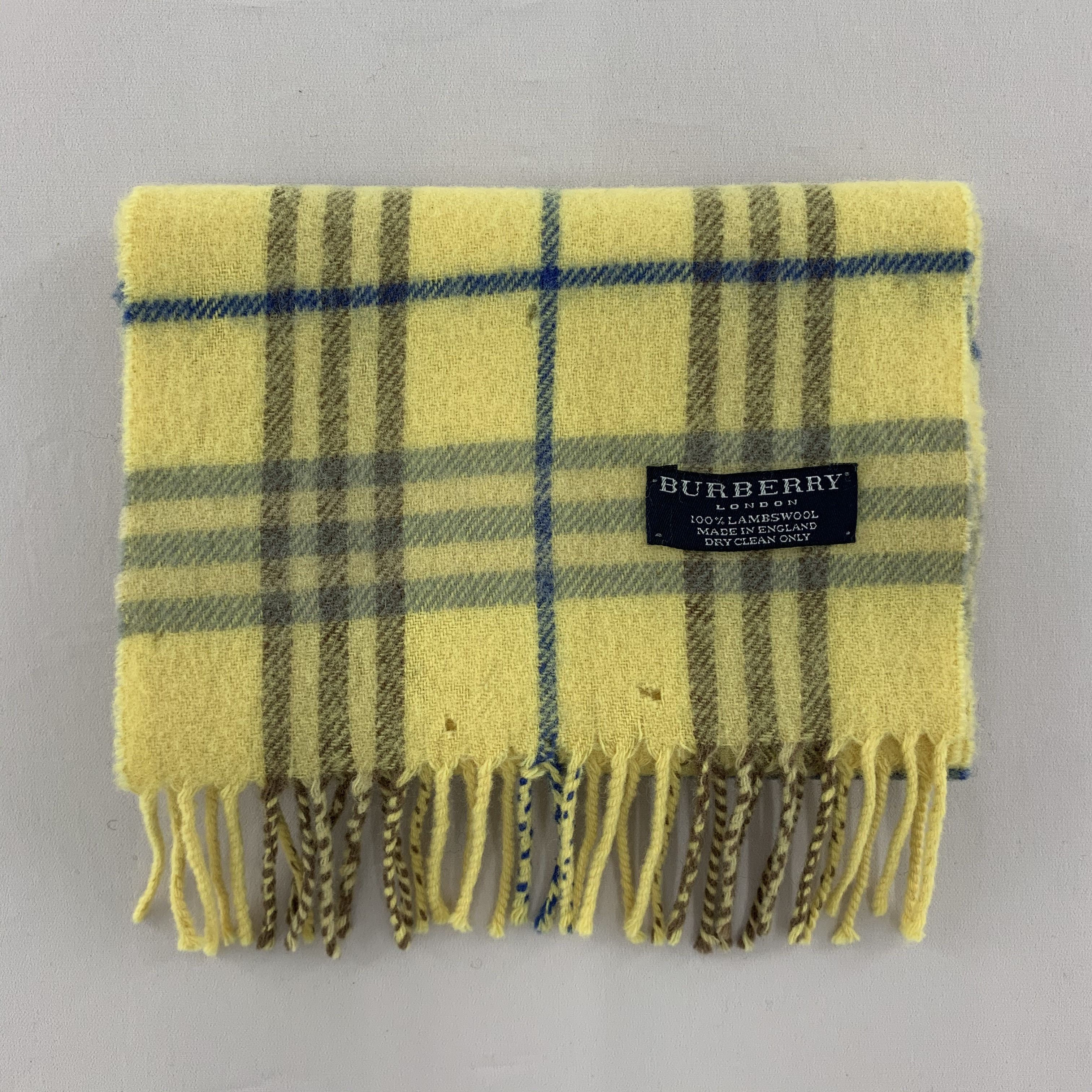 Burberry Burberry Scarf Wool Muffler Neck Wrap BL5140 Size ONE SIZE - 3 Thumbnail