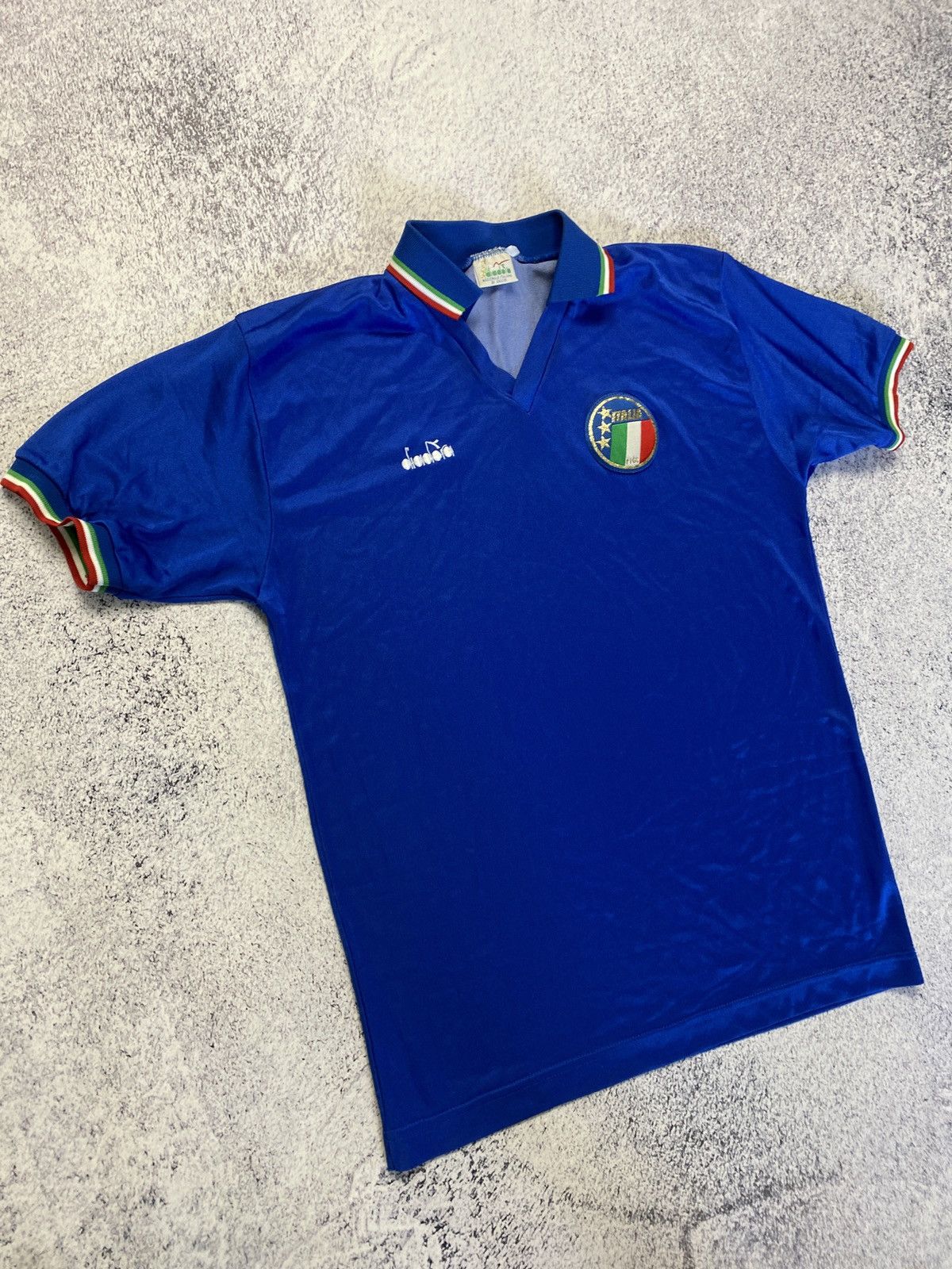 Diadora × Vintage Vintage Diadora Italia 1986 1990 Home Soccer Jersey Size US S / EU 44-46 / 1 - 3 Thumbnail