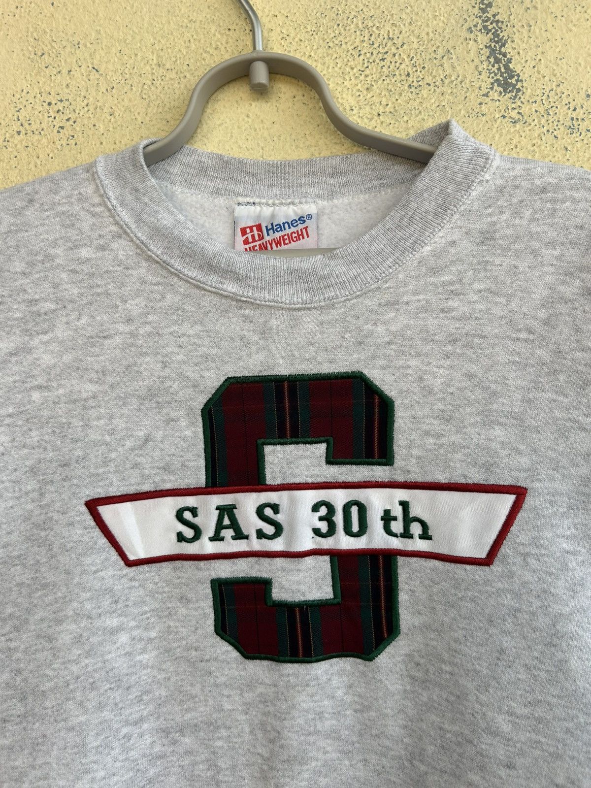 Hanes × Vintage Vintage Hanes SAS 30th Sweatshirt Size US L / EU 52-54 / 3 - 3 Thumbnail