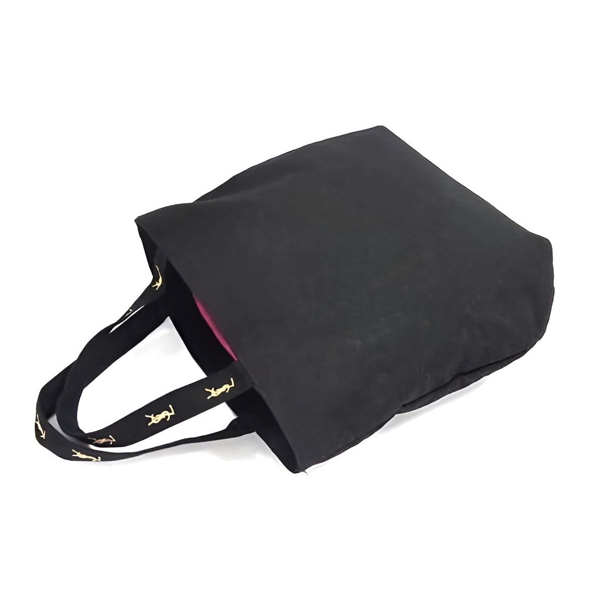 Yves Saint Laurent Yves Saint Laurent YSL Tote Bag Cotton Black Size ONE SIZE - 2 Thumbnail